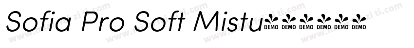 Sofia Pro Soft Mistu字体转换